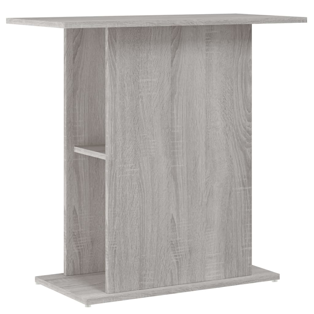 Berkfield Aquarium Stand Grey Sonoma 36x75x72.5 cm Engineered Wood