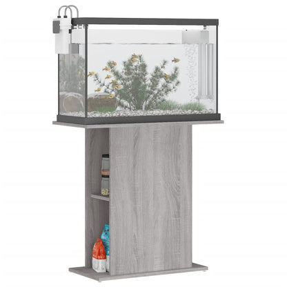 Berkfield Aquarium Stand Grey Sonoma 36x75x72.5 cm Engineered Wood