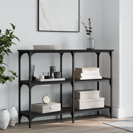 Berkfield Console Table Black 100x29x75 cm Engineered Wood