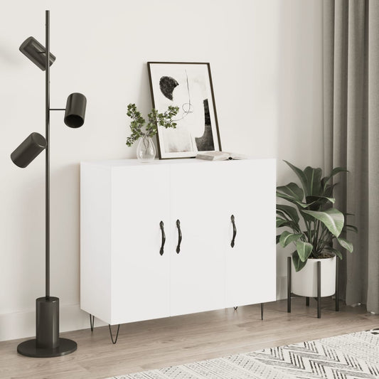 Berkfield Sideboard White 90x34x80 cm Engineered Wood