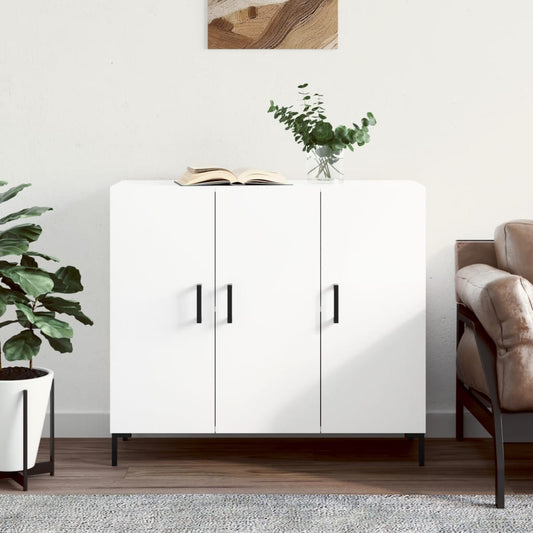 Berkfield Sideboard White 90x34x80 cm Engineered Wood
