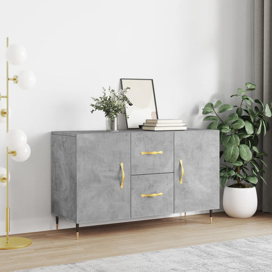 Berkfield Sideboard Concrete Grey 100x36x60 cm Engineered Wood