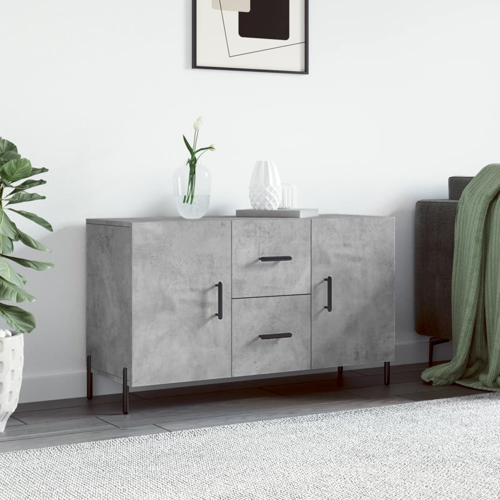 Berkfield Sideboard Concrete Grey 100x36x60 cm Engineered Wood