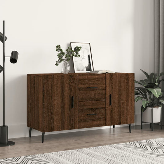 Berkfield Sideboard Brown Oak 100x36x60 cm Engineered Wood