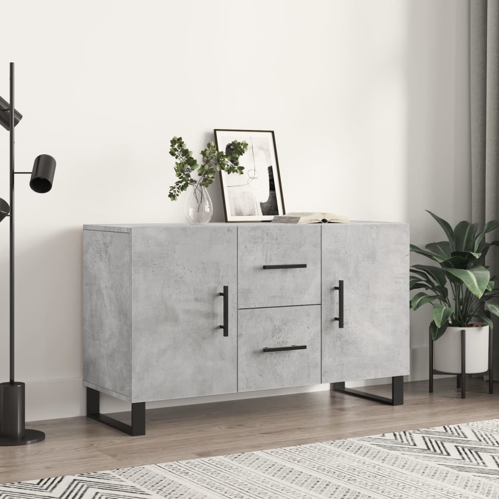Berkfield Sideboard Concrete Grey 100x36x60 cm Engineered Wood