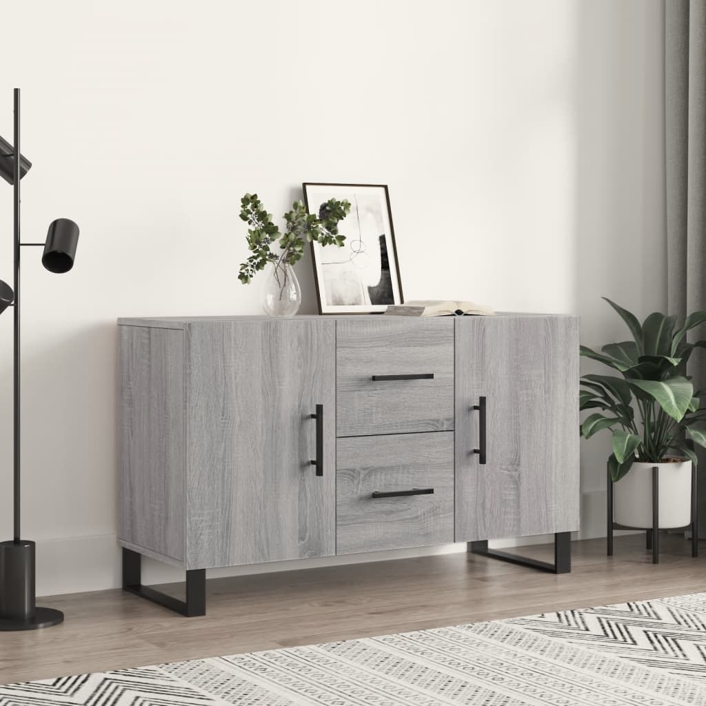Berkfield Sideboard Grey Sonoma 100x36x60 cm Engineered Wood