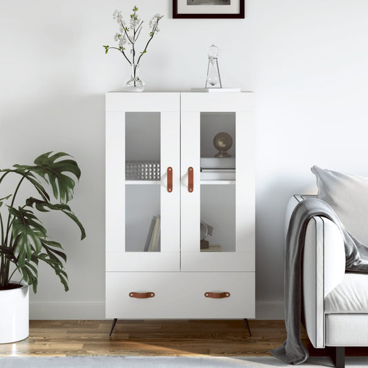 Berkfield Highboard White 69.5x31x115 cm Engineered Wood