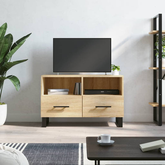 Berkfield TV Cabinet Sonoma Oak 80x36x50 cm Engineered Wood