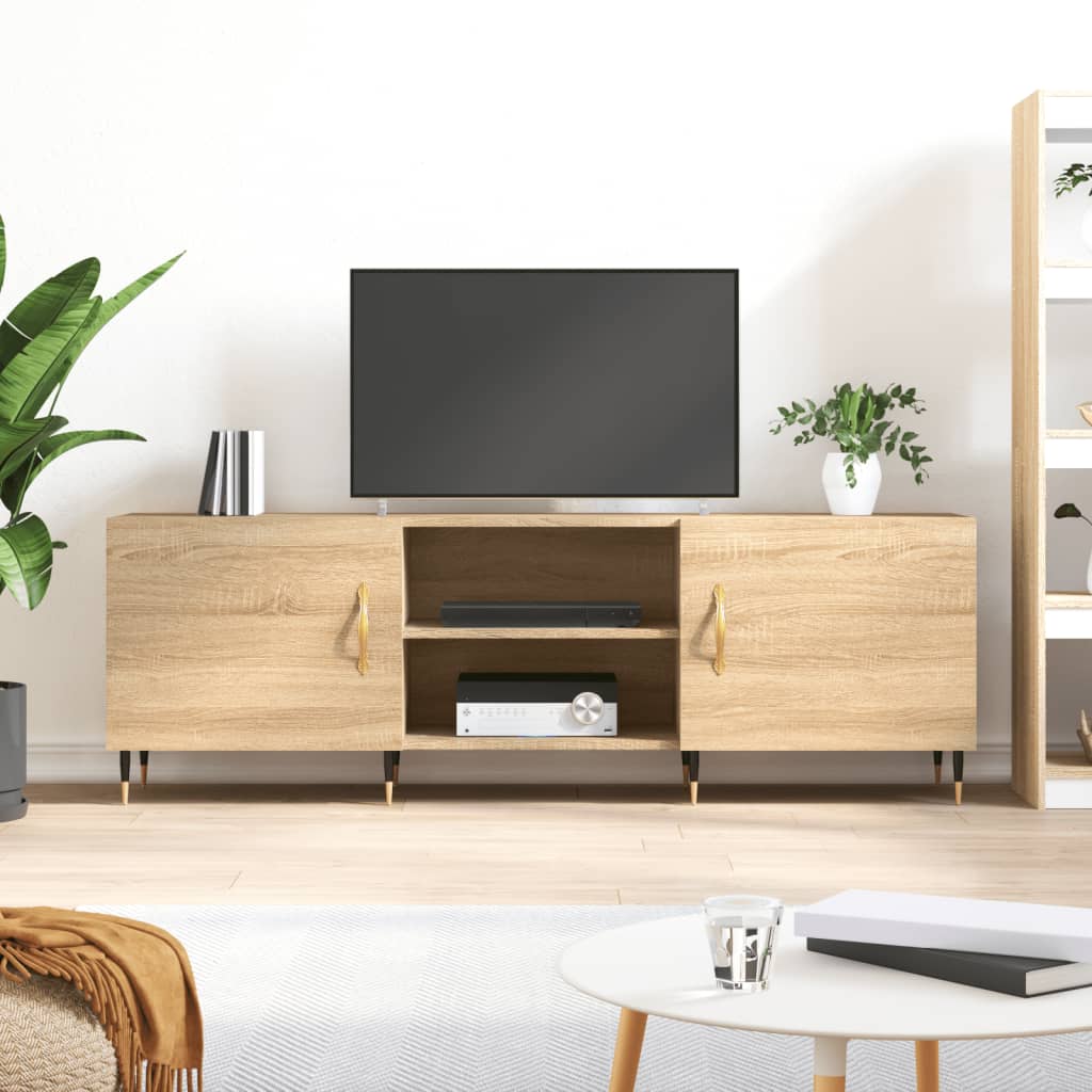 Berkfield TV Cabinet Sonoma Oak 150x30x50 cm Engineered Wood
