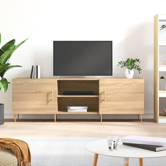 Berkfield TV Cabinet Sonoma Oak 150x30x50 cm Engineered Wood