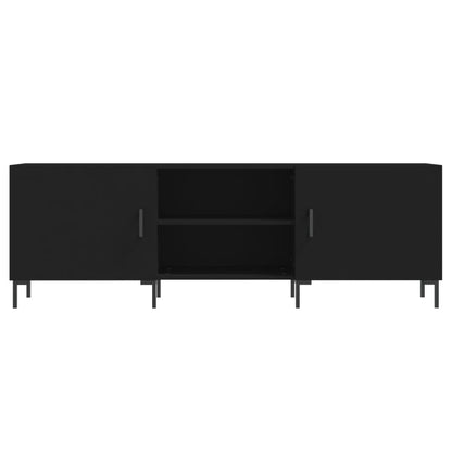 Berkfield TV Cabinet Black 150x30x50 cm Engineered Wood