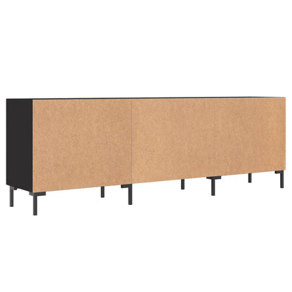 Berkfield TV Cabinet Black 150x30x50 cm Engineered Wood