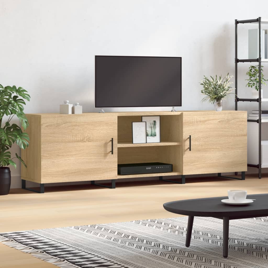 Berkfield TV Cabinet Sonoma Oak 150x30x50 cm Engineered Wood