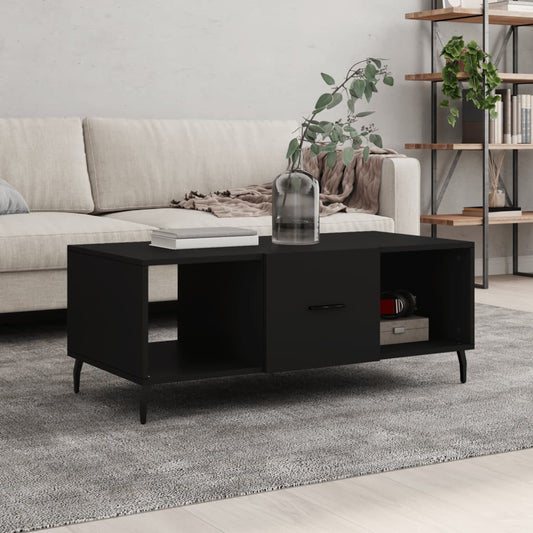Berkfield Coffee Table Black 102x50x40 cm Engineered Wood