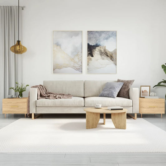 Berkfield Coffee Tables 2 pcs Sonoma Oak 50x50x40 cm Engineered Wood