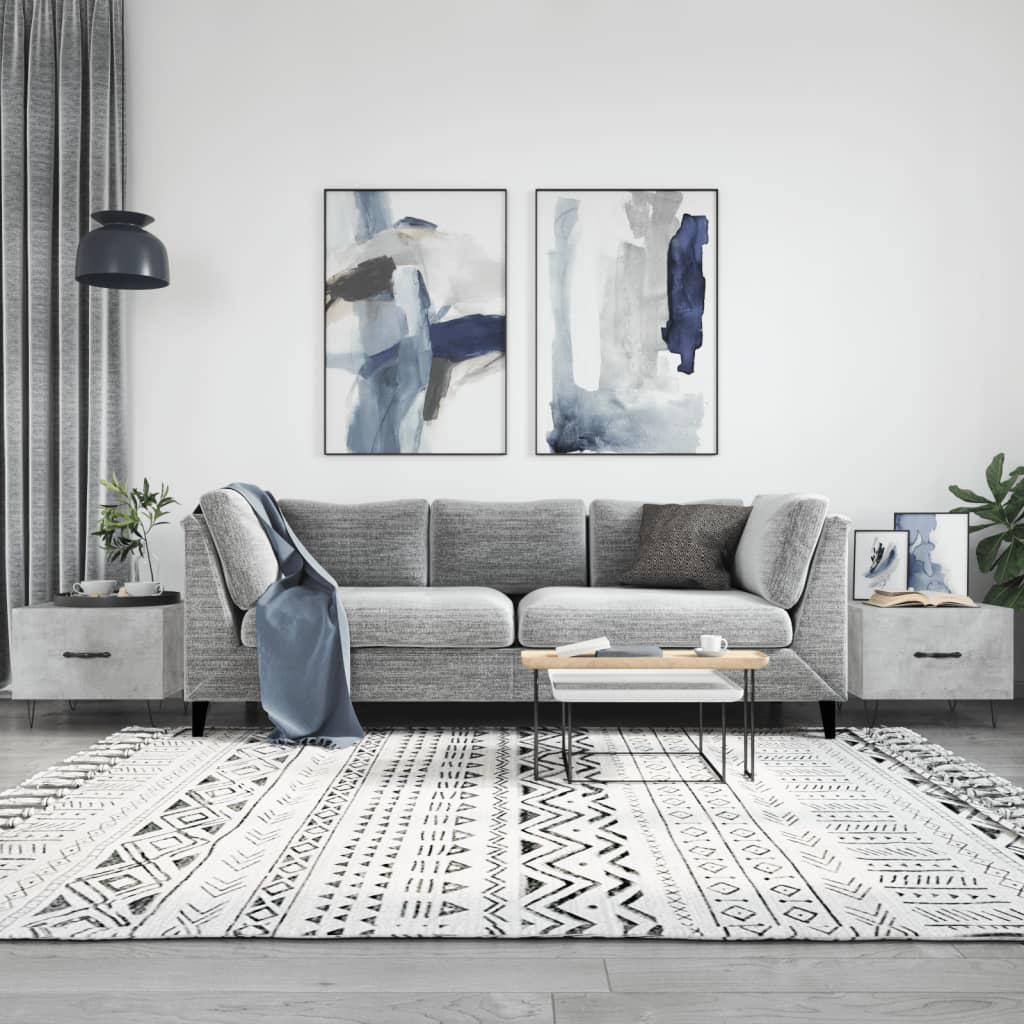 Berkfield Coffee Tables 2 pcs Concrete Grey 50x50x40 cm Engineered Wood