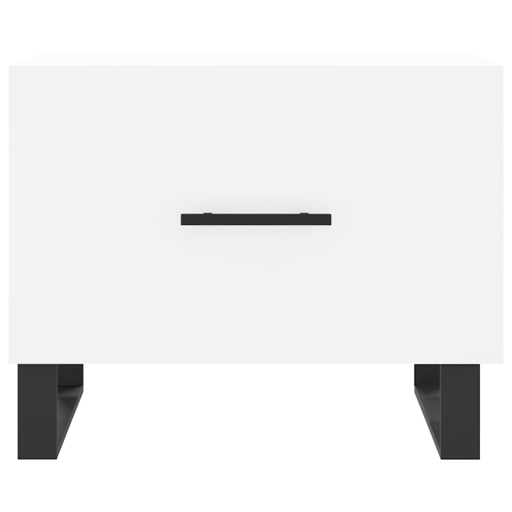 Berkfield Coffee Table White 50x50x40 cm Engineered Wood