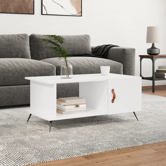 Berkfield Coffee Table White 90x50x40 cm Engineered Wood