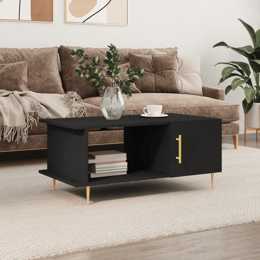 Berkfield Coffee Table Black 90x50x40 cm Engineered Wood