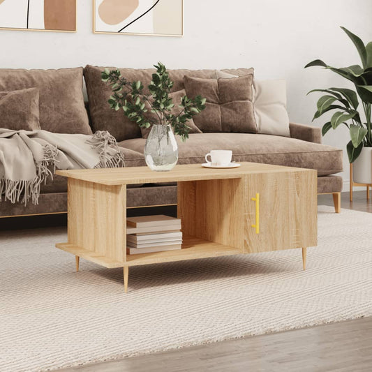Berkfield Coffee Table Sonoma Oak 90x50x40 cm Engineered Wood