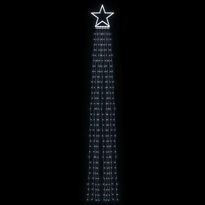 Berkfield Christmas Tree light 320 LEDs Cold White 375 cm