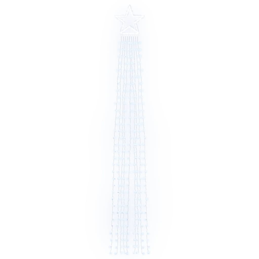 Berkfield Christmas Tree light 320 LEDs Cold White 375 cm