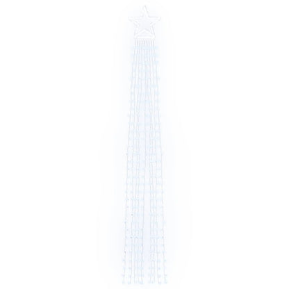 Berkfield Christmas Tree light 320 LEDs Cold White 375 cm