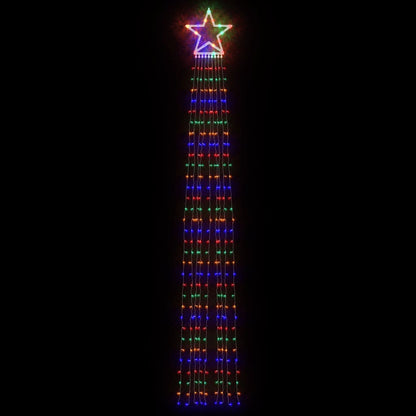 Berkfield Christmas Tree light 320 LEDs Colourful 375 cm