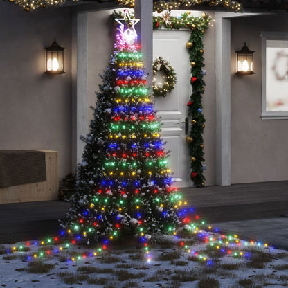 Berkfield Christmas Tree light 320 LEDs Colourful 375 cm