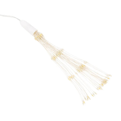 Berkfield Christmas Starburst Lights 140 LEDs 4 pcs Warm White 17 cm