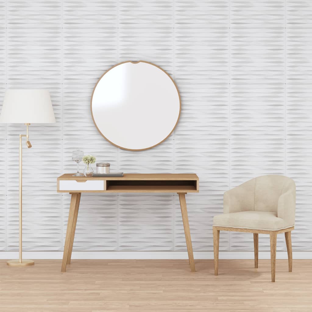 Berkfield Wall Panels 12 pcs White 50x50 cm EPS 3 m�__ Stone