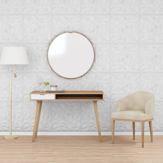 Berkfield Wall Panels 24 pcs White 50x50 cm EPS 6 m�__ Amethyst