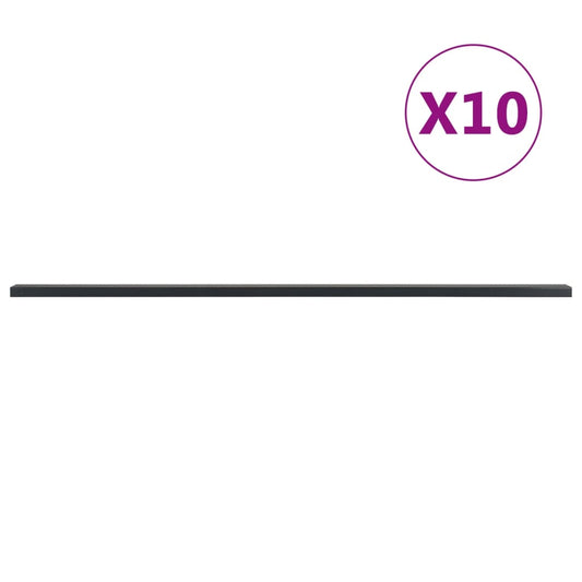 Berkfield Garden Fence Posts 10 pcs Grey 260 cm Steel