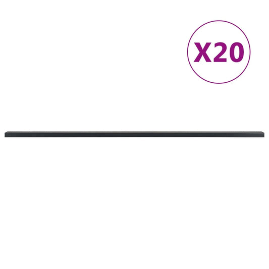 Berkfield Garden Fence Posts 20 pcs Grey 260 cm Steel