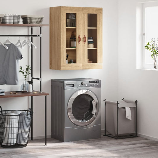 Berkfield Wall Mounted Cabinet Sonoma Oak 69.5x34x90 cm