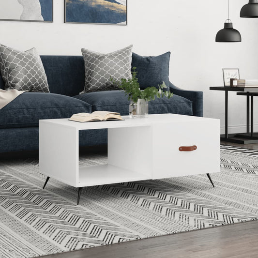 Berkfield Coffee Table White 90x50x40 cm Engineered Wood