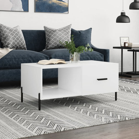 Berkfield Coffee Table White 90x50x40 cm Engineered Wood