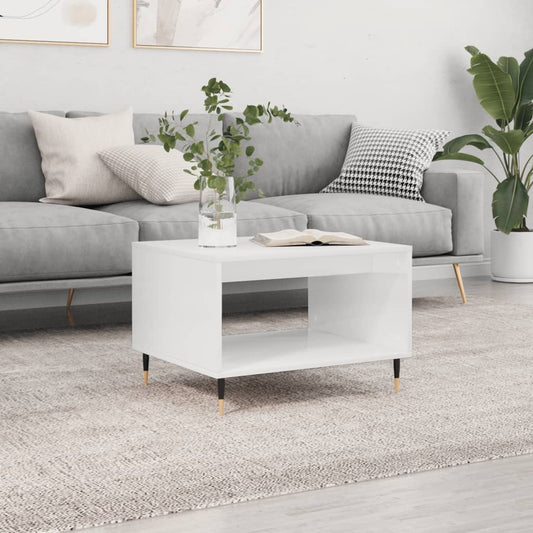 Berkfield Coffee Table White 60x50x40 cm Engineered Wood
