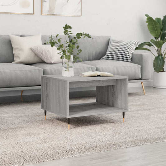 Berkfield Coffee Table Grey Sonoma 60x50x40 cm Engineered Wood