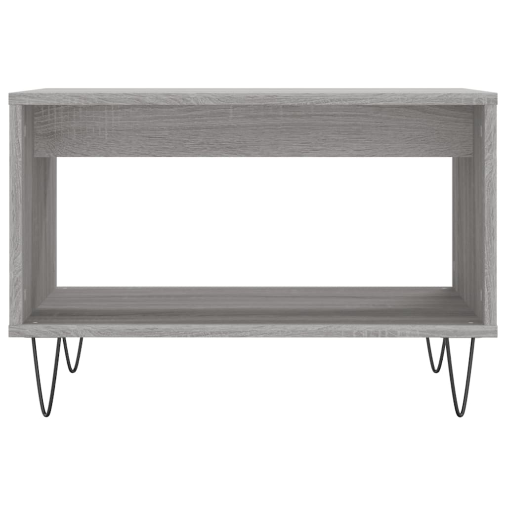 Berkfield Coffee Table Grey Sonoma 60x50x40 cm Engineered Wood