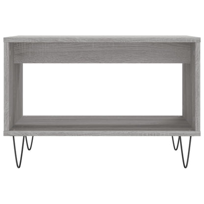 Berkfield Coffee Table Grey Sonoma 60x50x40 cm Engineered Wood