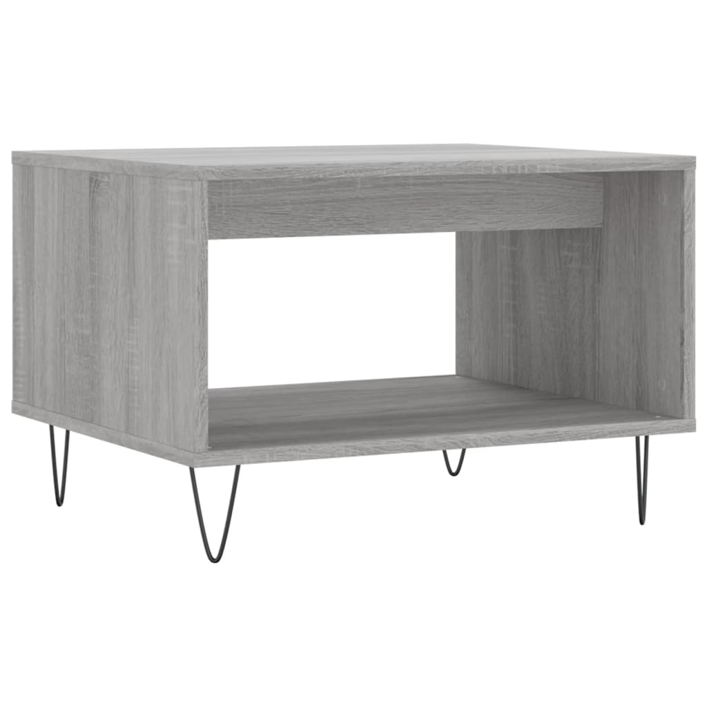 Berkfield Coffee Table Grey Sonoma 60x50x40 cm Engineered Wood