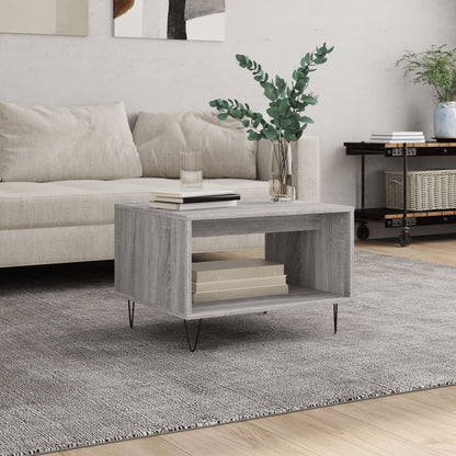 Berkfield Coffee Table Grey Sonoma 60x50x40 cm Engineered Wood
