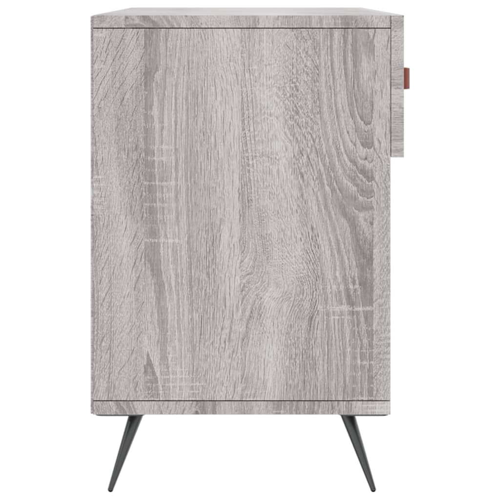 Berkfield Shoe Bench Grey Sonoma 102x35x55 cm Engineered Wood