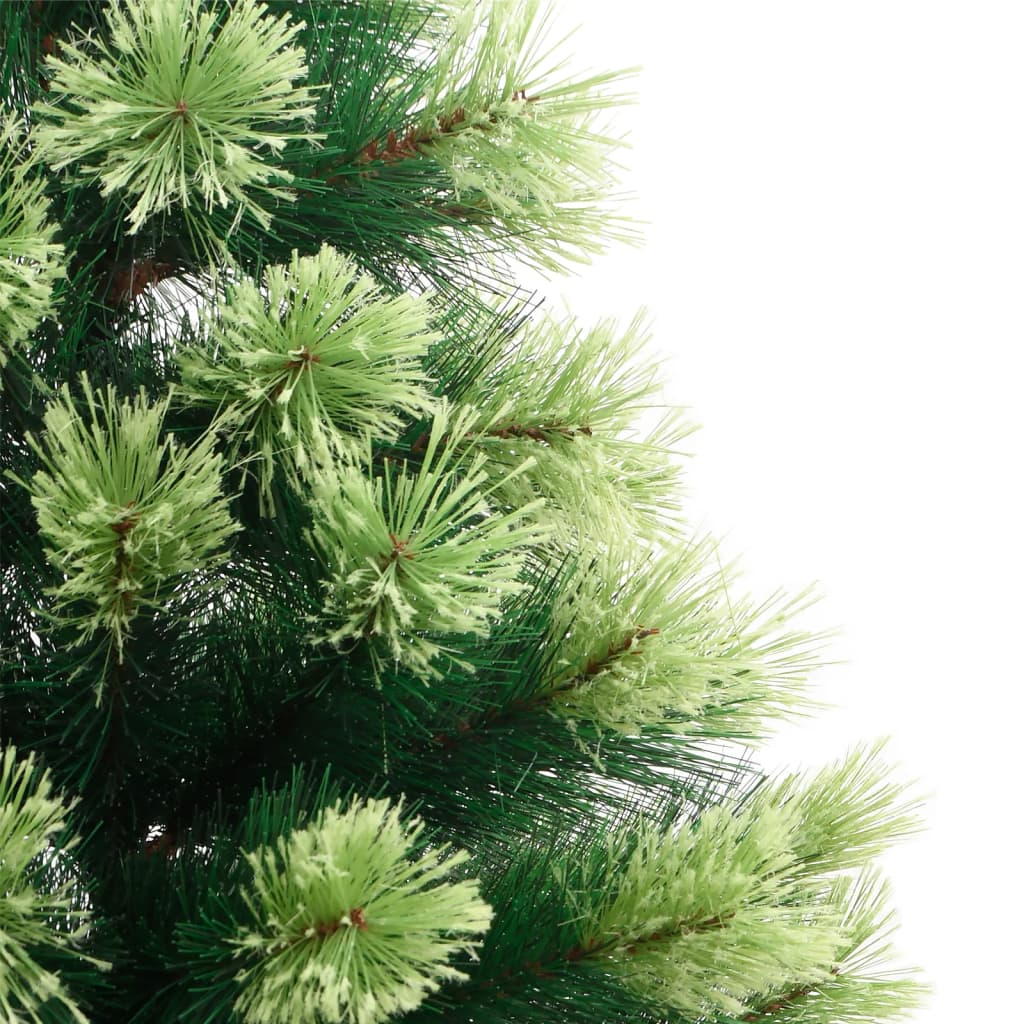 Berkfield Artificial Hinged Christmas Tree with Stand 180 cm