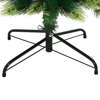 Berkfield Artificial Hinged Christmas Tree with Stand 180 cm