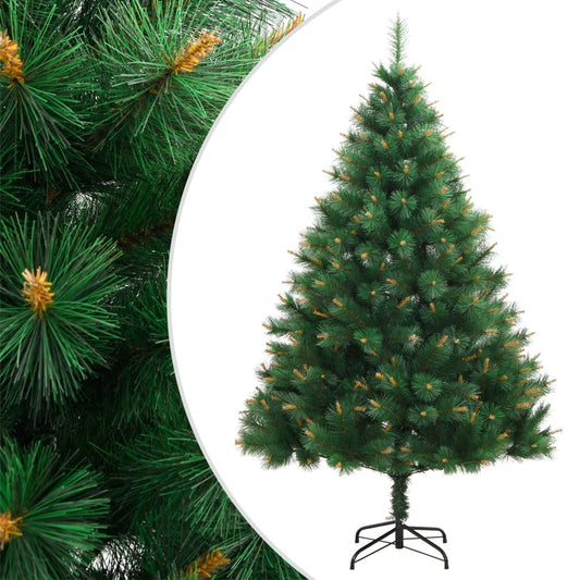 Berkfield Artificial Hinged Christmas Tree with Stand 120 cm