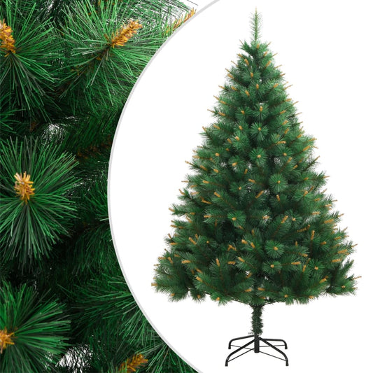 Berkfield Artificial Hinged Christmas Tree with Stand 150 cm