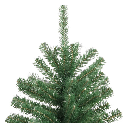 Berkfield Artificial Hinged Christmas Tree with Stand Green 180 cm