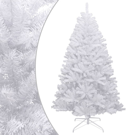 Berkfield Artificial Hinged Christmas Tree with Flocked Snow 150 cm